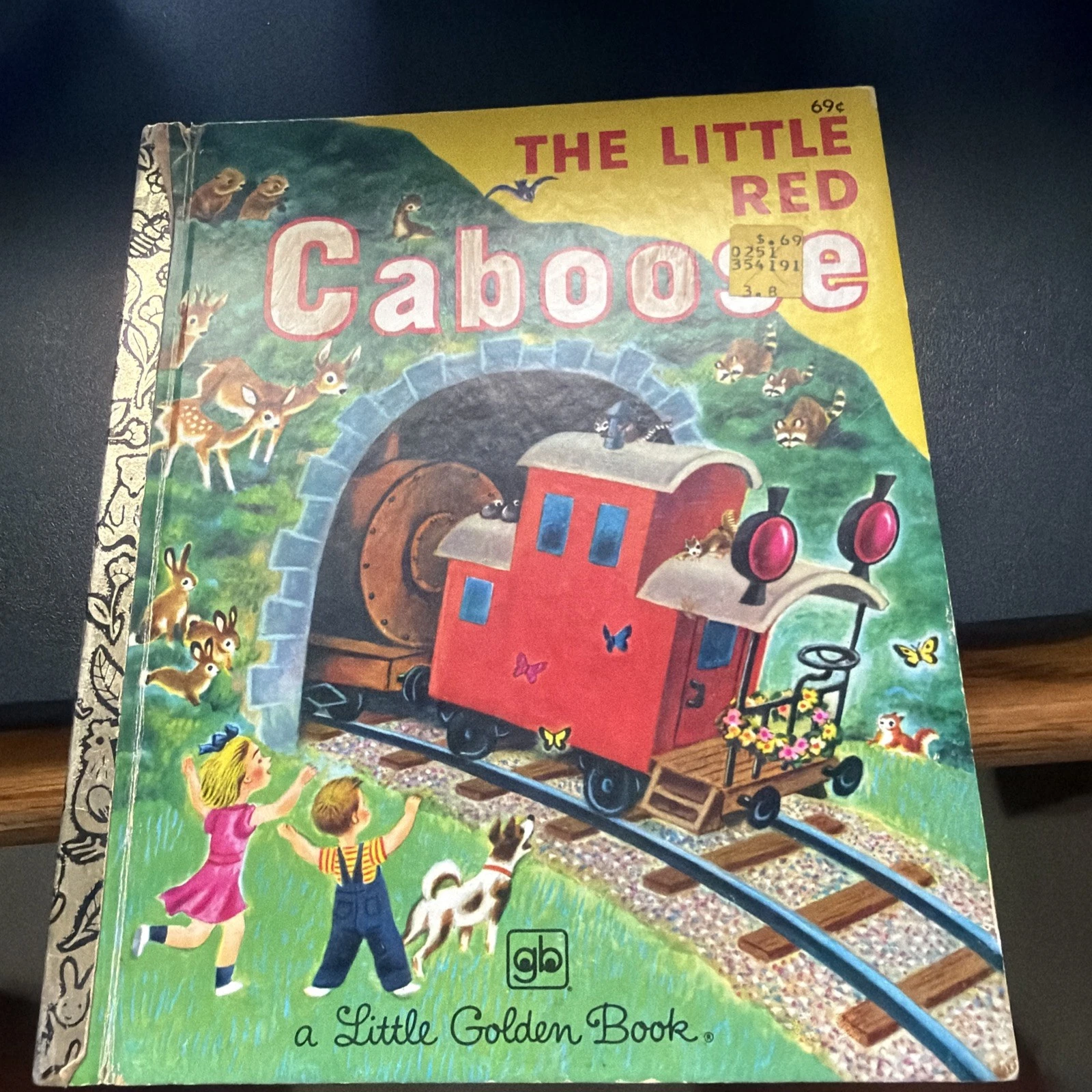 Marlan Potter THE LITTLE RED CABOOSE 1978 Vtg Little Golden Book Vtg Train Book - product detail image 1