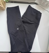 lululemon Wunder Train High-Rise Tight 25" Black Leggings Size 8 Drawstring