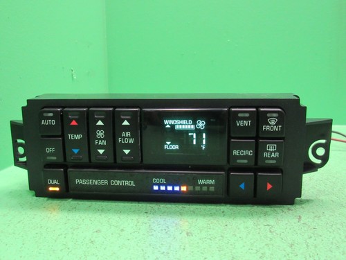 09352034 97-05 BUICK REGAL CENTURY A/C DIGITAL CLIMATE TEMP CONTROL REBUILT 1980 - Picture 4 of 6