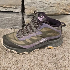 Merrell Moab Speed Mid GTX Boots Hiking Waterproof Trail Shoes Womens Size 6