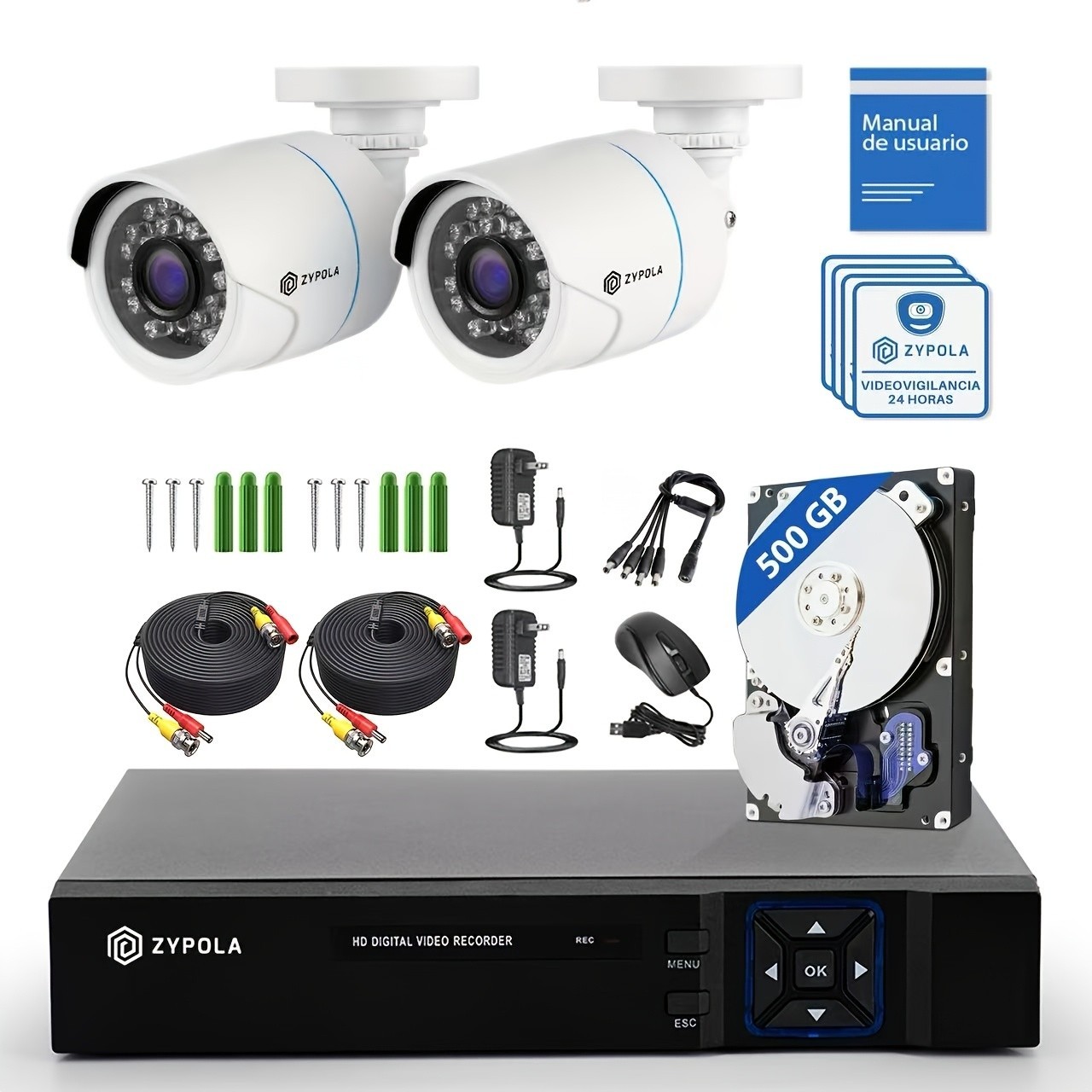 With 2 Cameras, 500gb Hdd Pre-installed