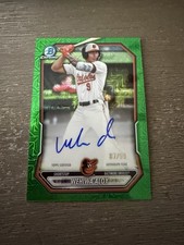 2026 Bowman Chrome Wehiwa Aloy #BMA-WA On Card Green Auto Mojo Refractor /99