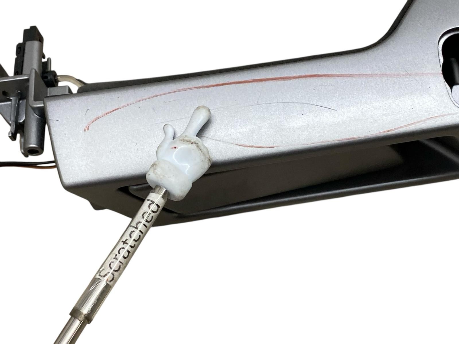 2015 ASTON MARTIN RAPIDE LEFT REAR INNER DOOR HANDLE W/O POWER WINDOW SWITCH OEM