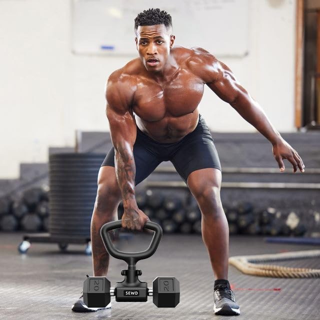 Sewd Manubri Convertibili in Kettlebell fino a 220Lb foto 4