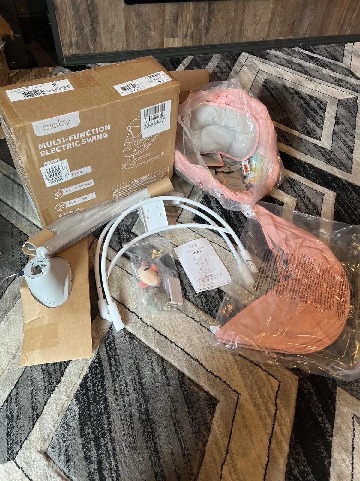 bioby Multi-Function Electric Swing Baby Rocker