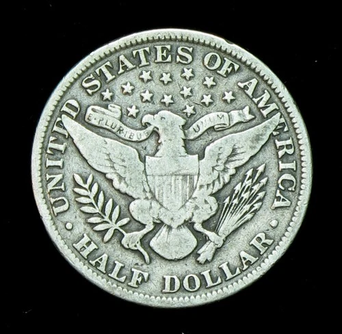 1895 Barber Silver Half Dollar Coin (T81)