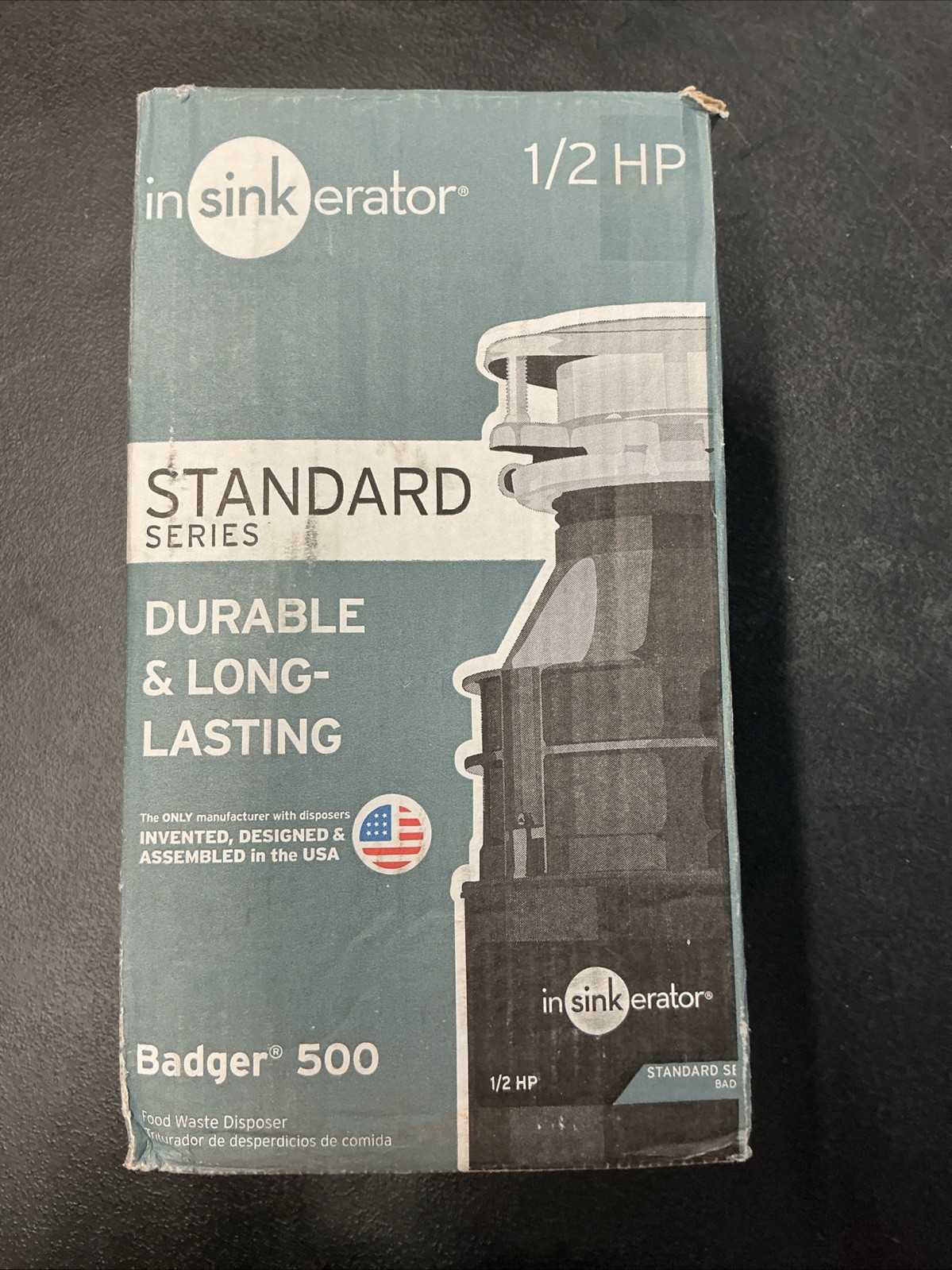 NEW InSinkErator Garbage Disposal Badg 500 Standard Series 1/2 HP B5