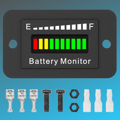48V LED Battery Indicator Meter Gauge for EZGO Club Car Yamaha Golf Cart Trucks