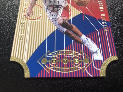 1996-97 Upper Deck Mario Elie "Fastbreak Connections" Die Cut #FB4 Rockets. - Picture 10 of 12
