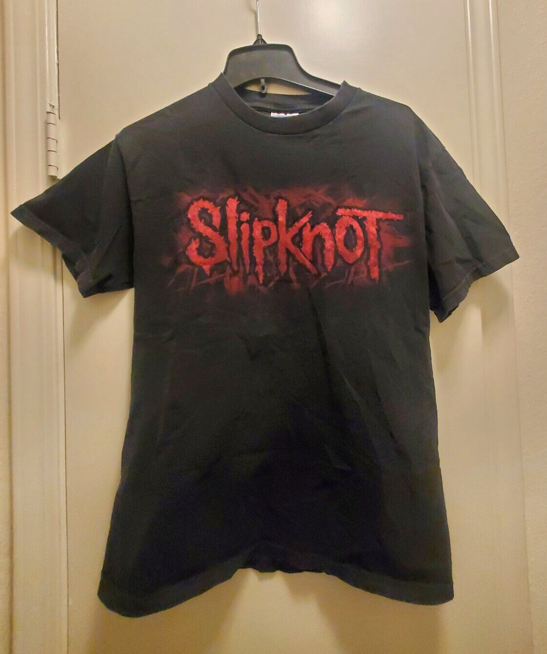 Vintage Slipknot Rock Band Logo TShirt Size M RARE Gem