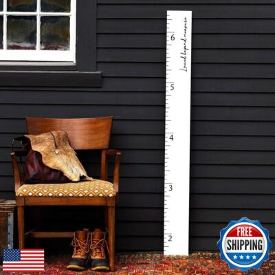 HEADWATERS STUDIO Boho Growth Chart for Wall - Wooden Growth Chart for Kids, 