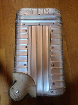 RIMOWA PILOT TROLLY 36L Silver Aluminium 2-wheels Carry Case