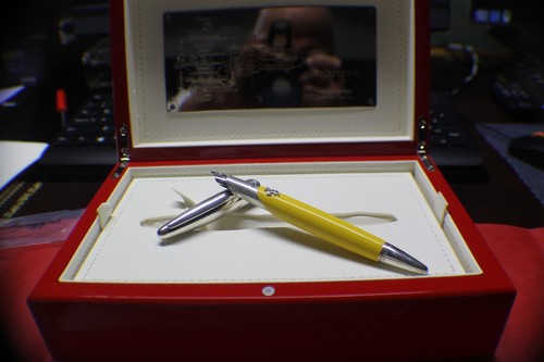 Montegrappa Ferrari Füllfederhalter LE#503/800 18 kt Feder gelber Schaft silberne Kappe - Bild 13 von 17