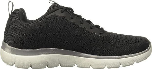 Skechers lace up on sale hombre negro
