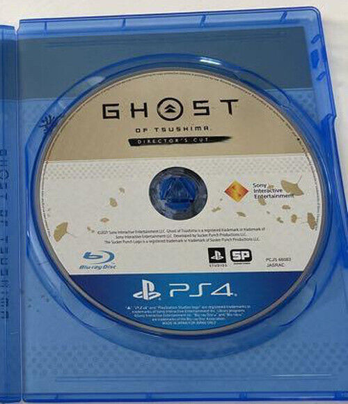 REPLACEMENT CASE NO DISC Ghost of Tsushiuma Directors Cut NO DISC PS4 PS5