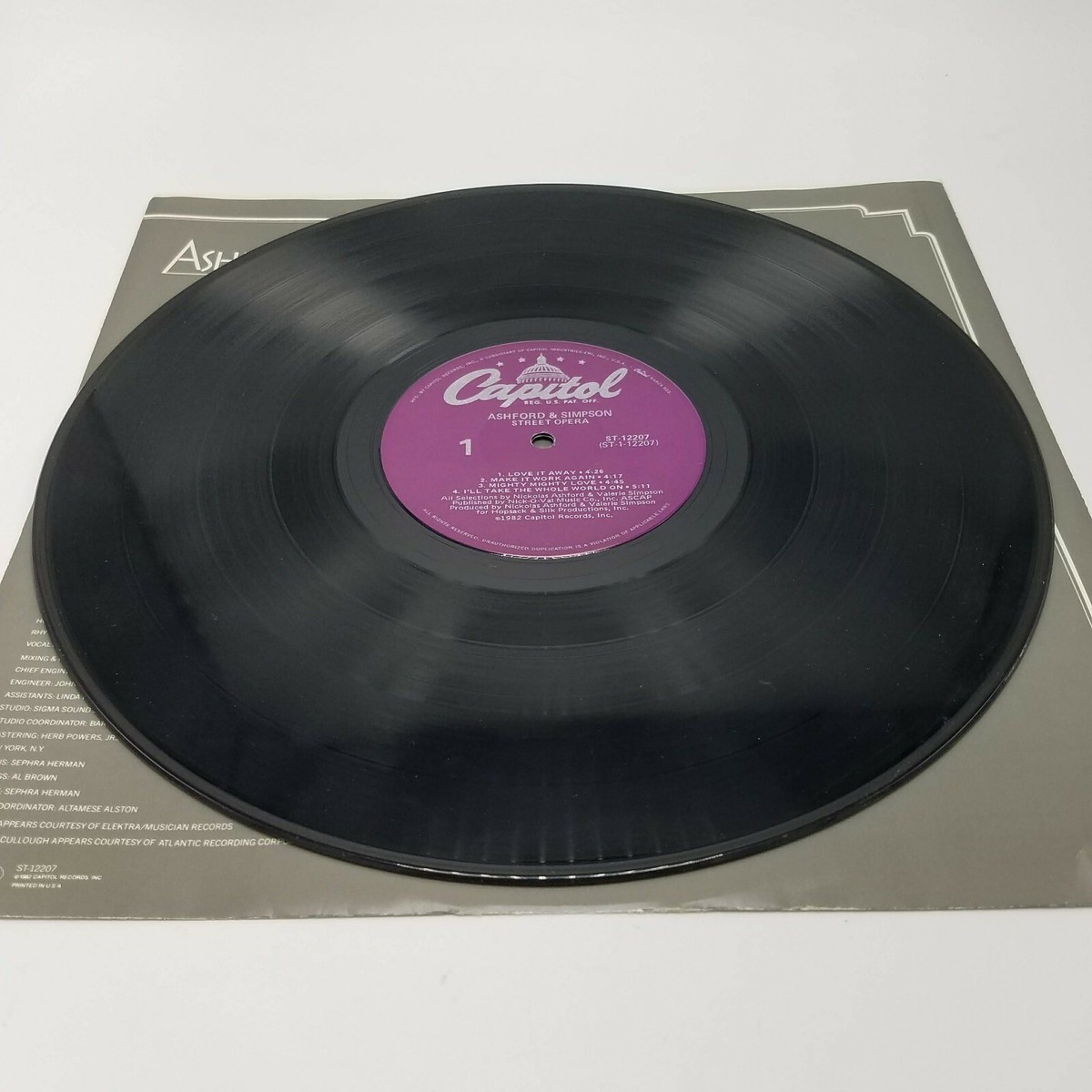 ASHFORD & SIMPSON ~ Street Opera ~ Original 1982 Vinyl LP (EX