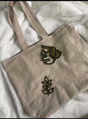 Canvas Tote Bag Natural Crafting Tote Bag Punch Crafting 17 -17 