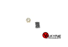 🔥 Vintage RC Associated Torque Control Spring & 5-40 Locknut Set Steel 6587 🔥