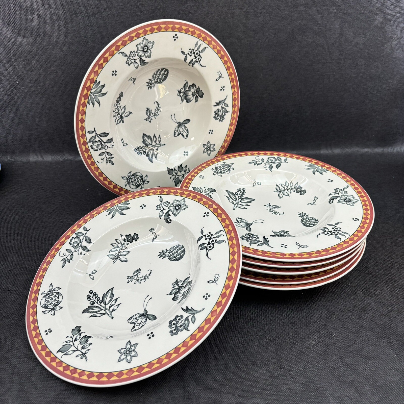Set Of Villeroy Boch Switch Plantation Simla Soup Pasta