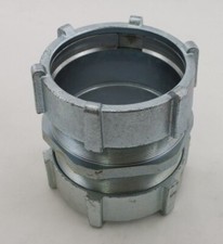 Silver USA 4" Compression Coupling