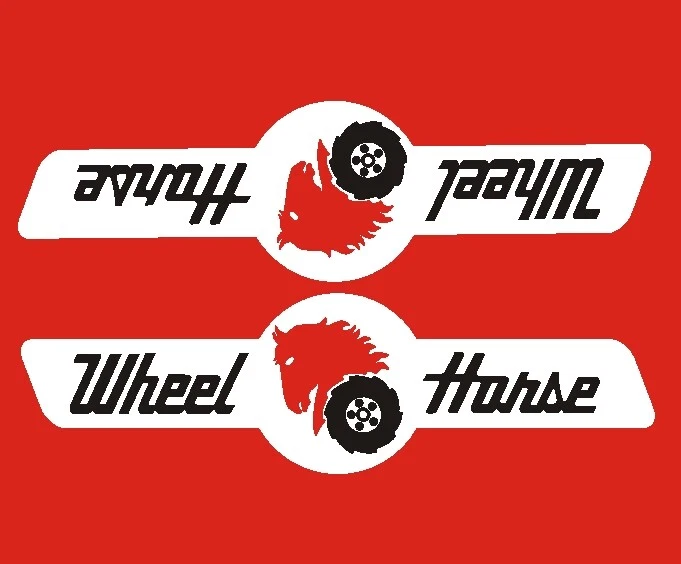 Wheel horse tractor decals hot sale