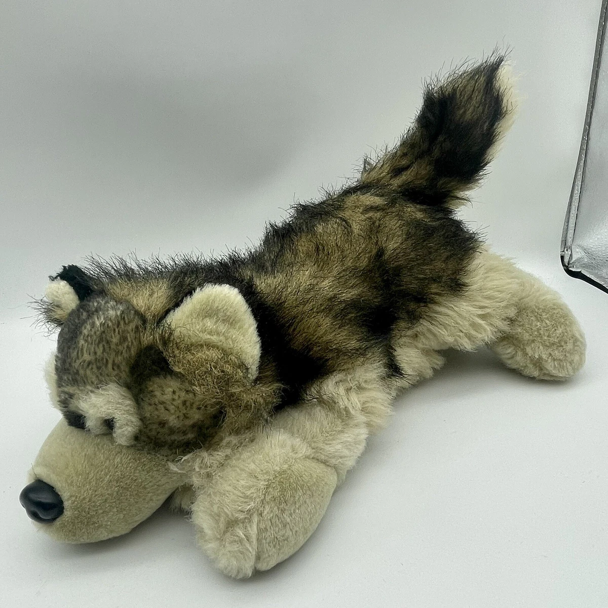 Bass Pro Shops Large Soft Fluffy Wolf Plush- 26
