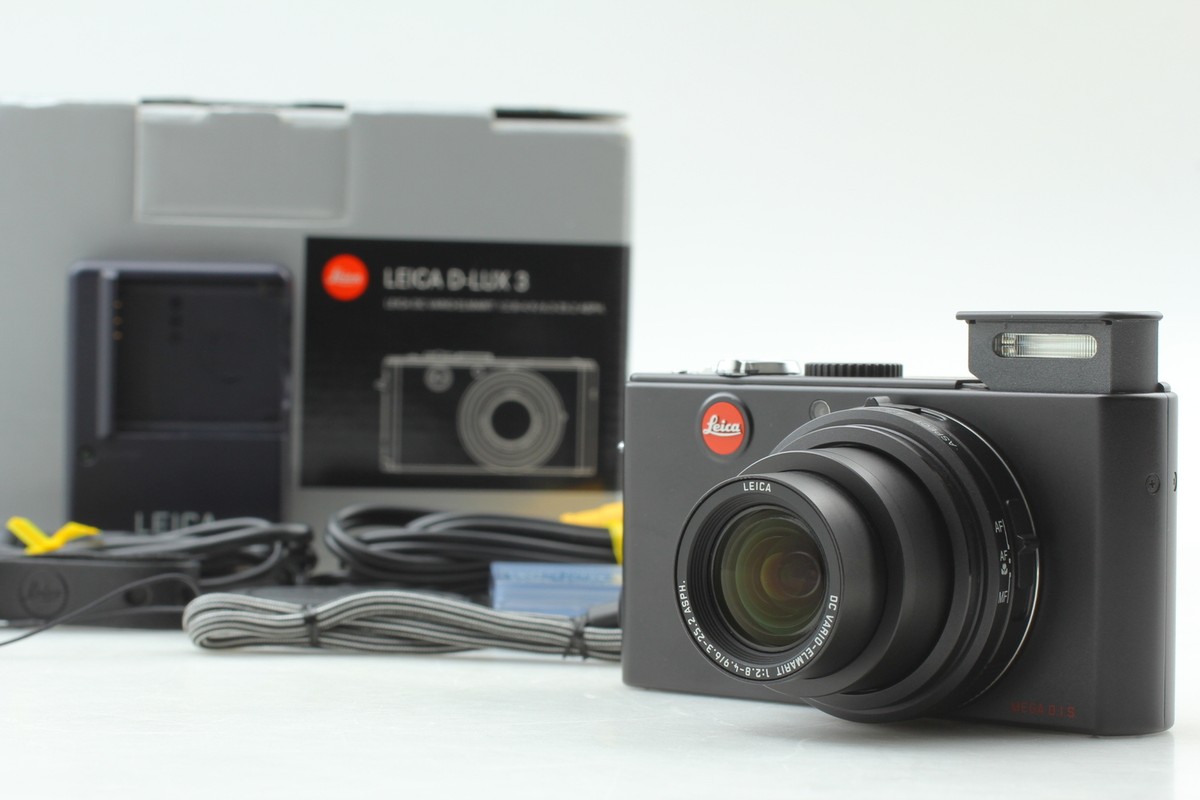 美品LEICA D-LUX3 Top MINT in Box] Leica D-LUX 3 10.0 MP Black Digital Compact