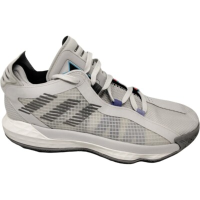 Adidas Dame 6 FX2085 Men's 9 White, Black, Blue Basketball Adidas Dame 6 FX2085 Men's 9 White, Black, Blue Basketball
