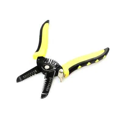 Wire Cable Stripper Cutter Pliers Crimping Tool Adjustable Pro. Electrician Use