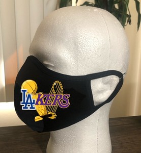 Lakers Dodgers Trophy Champions Face Mask Reusable Washable Lakers Champs 2020 Ebay