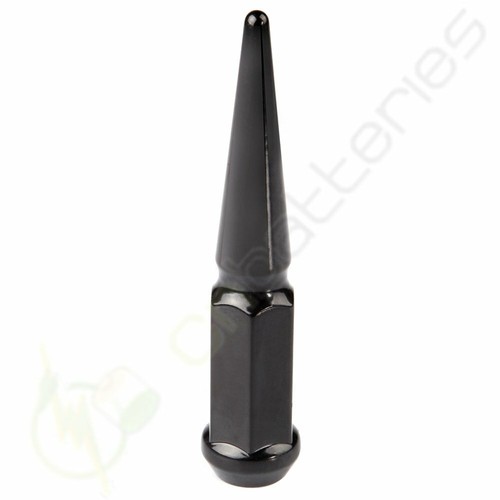 32 Pcs Black Spike Lug Nuts 14x1.5mm 4.5" Tall Fits Chevrolet Ford GMC W/1 key - Picture 6 of 10