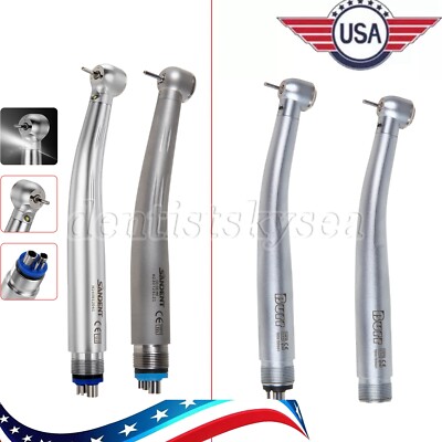 Dental Ceramic Fiber Optic /Fiber Optic LED E-generator High Speed Handpiece