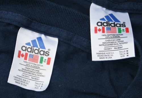 2 Camisetas Adidas New York Yankees talla grande y mediana su padre e hijo - Imagen 4 de 4