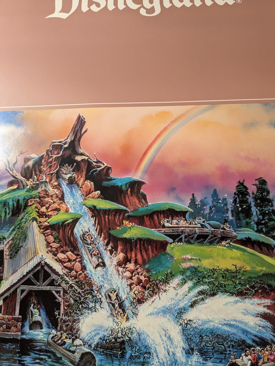 Rare Splash Mountain 1988 The Art Of Disneyland Disney
