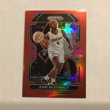 2022 Panini Prizm WNBA Red #19 Aari McDonald - Atlanta Dream 041/199 made