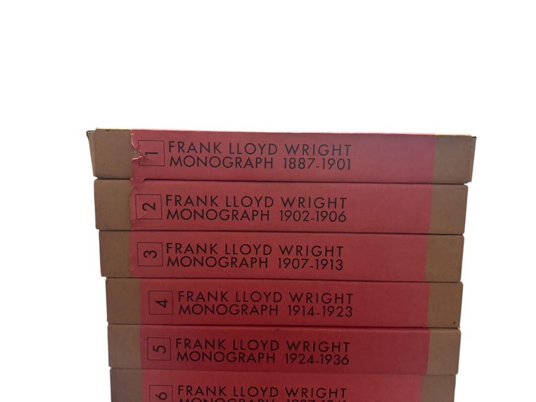 FRANK LLOYD WRIGHT MONOGRAPH 1-6巻セット Frank Lloyd Wright Monograph 1937-1941 Futagawa ADA Tokyo