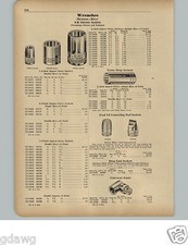 1951 PAPER AD 6 PG SK Sherman Klove juegos de llaves de trinquete caja cromada