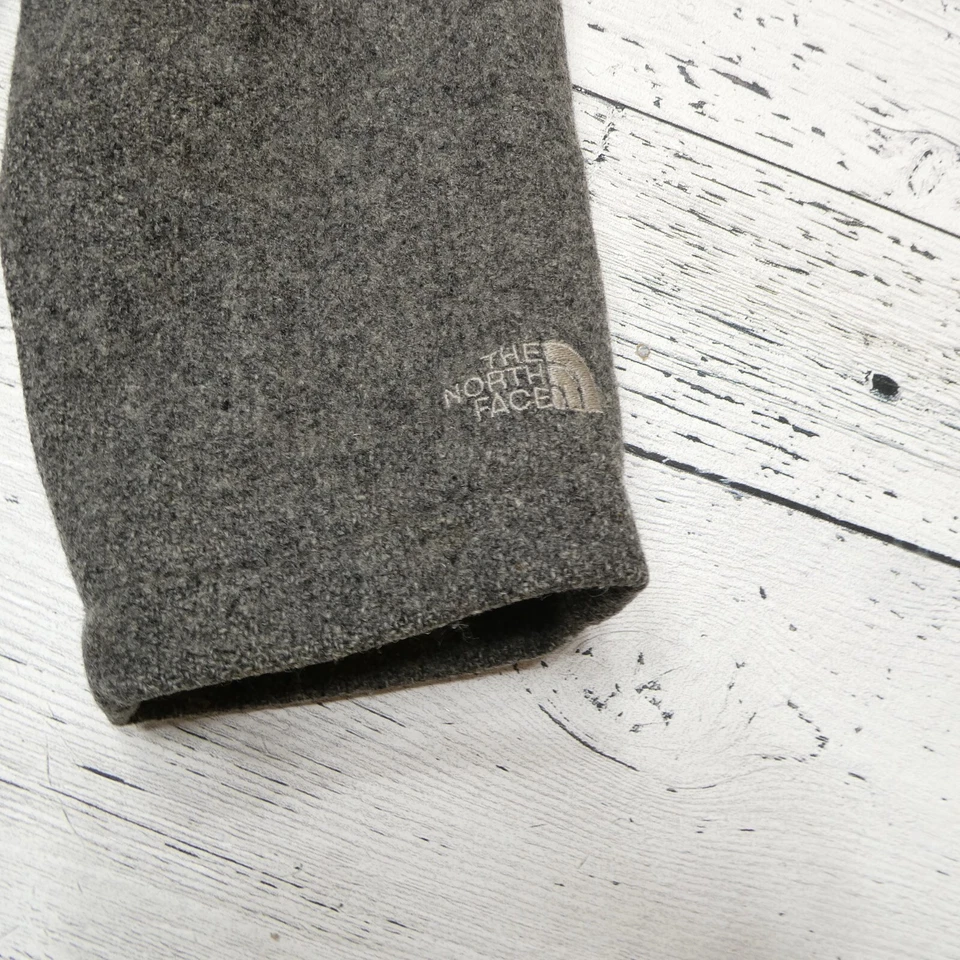 Chaqueta de lana vintage The North Face para hombre pequeña gris abrigo guisante blazer deportivo Foto 2 de 4