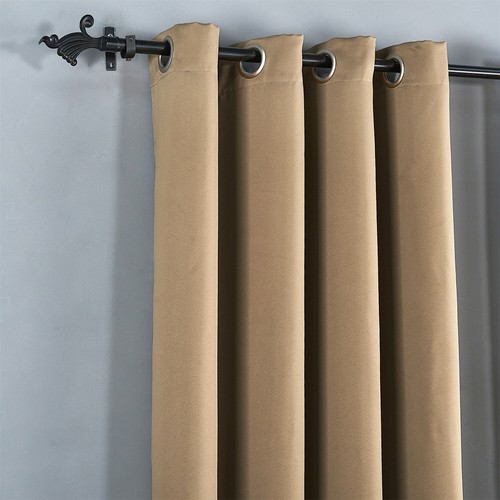 2 PC Heavy Thick Blackout Grommet Window Curtain Drape Treatment Room Darkening - Picture 83 of 102