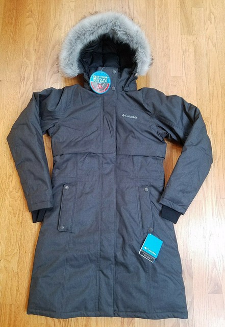 women's apres arson long down jacket