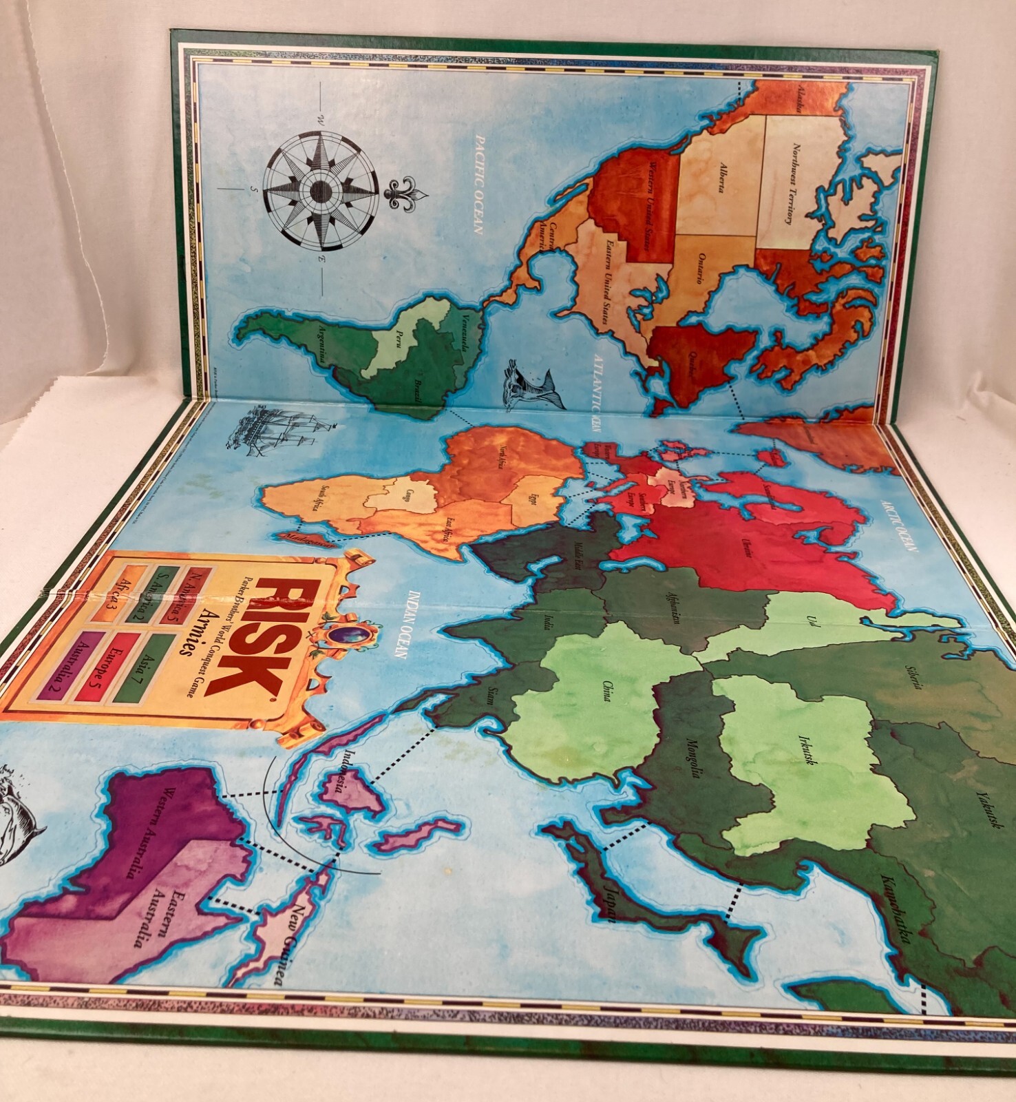 Risk Ebay Risk and Castle Risk 2-in-1 Games Parker Brothers 1990 *Complete* w ...