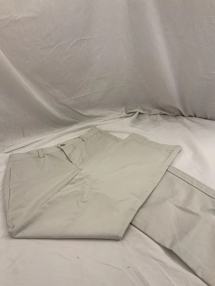 Pantalones Vineyard Vines juveniles 12 chinos tostados frente plano 100 % algodón como nuevos YGI S1-754 Foto 4 de 4