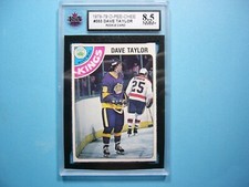 1978/79 O-PEE-CHEE NHL HOCKEY CARD #353 DAVE TAYLOR ROOKIE RC KSA 8.5 NMMT+ OPC