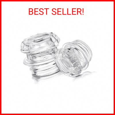 Romooa 2 Pieces Coffee Percolator Glass Top Replacement Glass Coffee Filter Knob