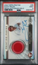 2024 Topps Pristine Pieces #SR Scott Rolen PSA 9 MINT MEM Auto 