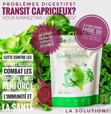 1 Giving Greens - Slenderiiz - Ariix newage legume concentré/ | eBay