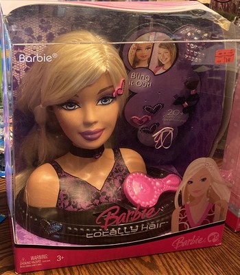 barbie glam styling head