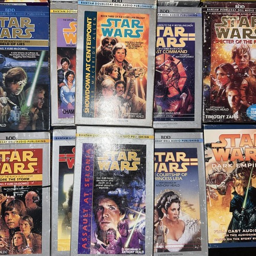 Lot of 34 Star Wars Audiobooks BDD Audio Cassette Tapes Tons Of These. - Picture 4 of 16