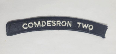 US Navy COMDESRON TWO Destroyer Squadron TWO Segment Patch