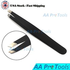Professional Black Eyebrow Tweezers Hair Beau...